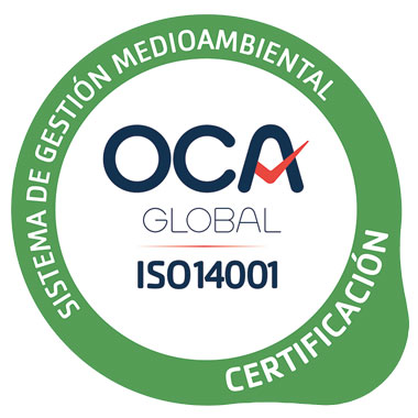 Logo Gestión del Medioambiente ISO 14001